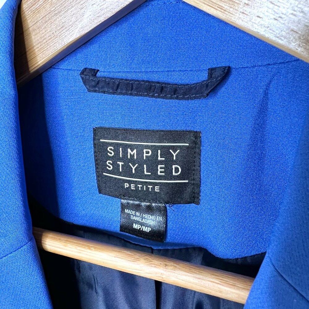 Nwt Simply Styled By Sears Blue Color Block Blaze… - image 6